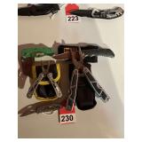 Folding box knife 1 folder and 2 Multi-Tools with sheaths all new