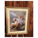 Apollo Aluminum adjustable Easel w/box and a nice Home Interior picture