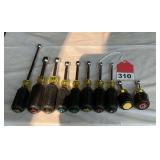 New set of 10 KLEIN nut drivers – Top end set