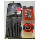 New 9 piece set of New Holland punches and chisels, this is one of a kind