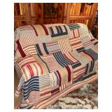 103" x 86" reversible quilt, really heavy and well made