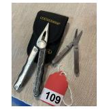 Great lot - Leatherman KICK & a Leatherman MICRA with sheaths