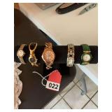 5 watches – Need batteries