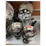 Cordon Bleu – Pots and Pans set w/steamer, strainer & egg poacher