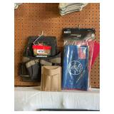1 new CLC carpenters pouch, 3 new Klein zipper tool pouches, 1 Milwaukee tool pouch.