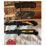 5 new folders, Dewalt, Milwaukee, Smith and Wesson & Accu Sharp