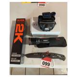 New 150 lumen headlamp, 2000 lumen rechargeable flashlight, Rock River folder And Nebo 300 lumen flashlight, really a great lot.