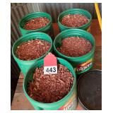 5  - 1 gallon tubs of Cedar Sawdust for Aromatic bags, 100 % clean Red Cedar