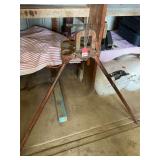 Ridgid 2 inch pipe vise with 3 folding legs, works great