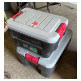 2 Rubbermaid Action Packers- 1 small and 1 medium great shape
