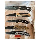 New set of 5 box knives