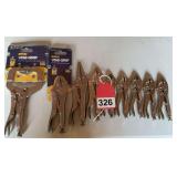Again 9 new various sizes of Vise Grips