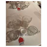 5 glass cream pitchers