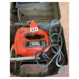 Black and Decker JS500 Jigsaw W/case
