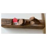 Antique wooden block plane