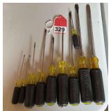 New 8 piece set of Klein Screwdrivers