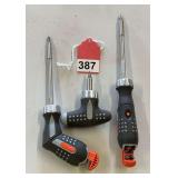3 new BAHCO ratcheting screwdrivers – these are top of the line tool.