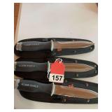 3 Klein knives and sheaths