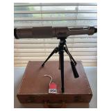 Vintage Jason spotting scope (45 power) several birthdays but a great glass with Case and tripod.