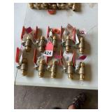 10 – ½ inch Shark Bite ball valves – all new