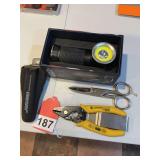 New set of wire stripping tools and sheath by JONARD, 1 big CRYKET with Swivel head, a real nice light