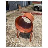 Steel Christmas tree netting cone on stand