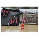 6 new precision Milwaukee screwdrivers, 1 new set of Husky tools