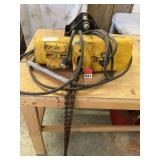 Yale 110 volt – 1 HP – 1 ton capacity Chain Fall w/ adjustable Trolley