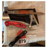 1 Snap On (Other) multi-tool and 1 Sheffield Multi tool with sheath