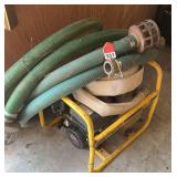 WACKER 2 inch pump with 25 ft. suction and 50 foot discharge hoses