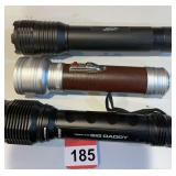 3 great flashlights, 2 NEBO & 1 ATAK