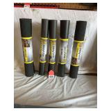 5 New rolls of tool box drawer lining material