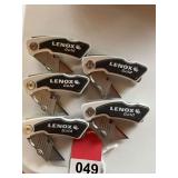 5 new Gold Lenox box knives