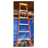 6 ft. Werner step ladder – rated at 300 lbs.