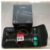 New WERA 17 piece set of screwdrivers KK60, made in Germany