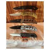 Nice usable set of 5 folding knives