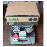 AIWA – Transistor tape recorder, this is a duplicate of what Sgt. Friday used on Dragnet, for you transistor machine collectors
