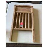 Vintage NATIONAL WASHBOARD CO. No. 801 brass wash board – great shape
