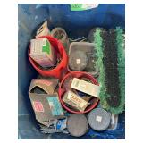 Hardware Tote with Fasteners, Screws, and Nails
