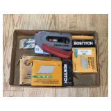 Craftsman Staple Gun and Bostitch 15 GA Angled Finish Nails, and more