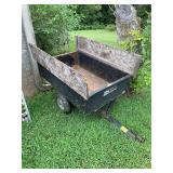 Agri-Fab 10 Cu. Ft. Utility Cart Lawn Trailer