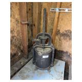 National Specialty Mfg Co. Cast Iron Fruit Press and Lard Press