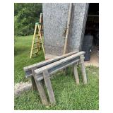 Metal Support Post and Steel Rod