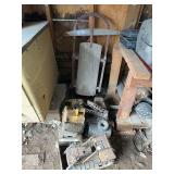 Tonka Construction Toys and Wooden Sled