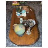 Wooden Coffee Table with Turned Legs