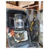 Black & Decker Router and Craftsman Professional Reciprocating Saw in Cases