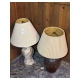Table Lamps with Pleated Shades