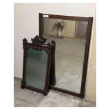Wooden Framed Wall Mirrors