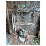 Farm Equipment and Tools with Briggs and Stratton Motor and Keystone Grinder