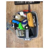 Rubbermaid Double Bucket with Car Care Cleaning Supplies and Midwest Motorsports Catalog